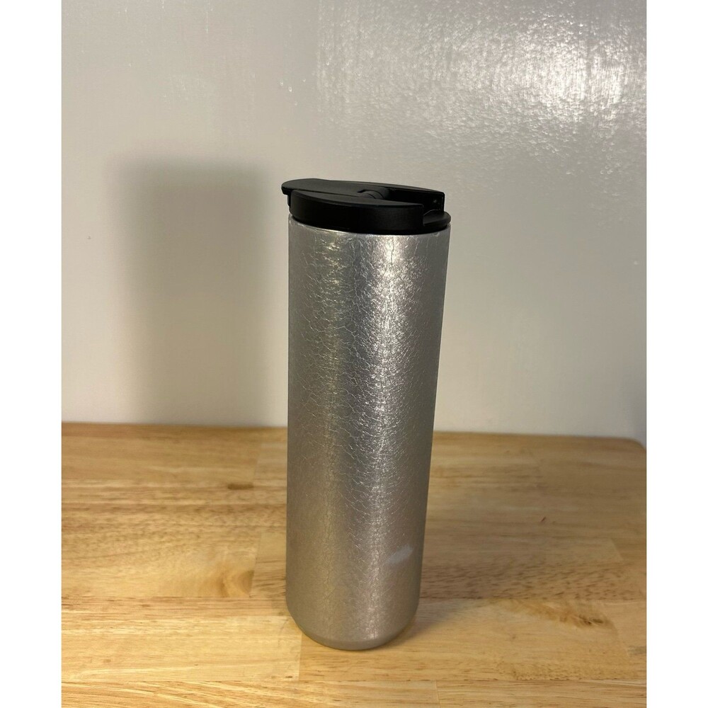Starbucks 2018 Stainless Steel Silver Hot/Cold Travel  Tumbler 16 oz Gently Used